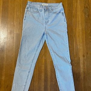 Madewell Striped Crop Jean size 27
